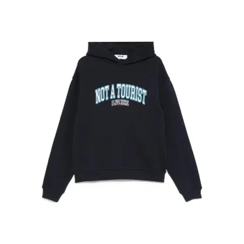 MSGM Not A Tourist patch Hoodie