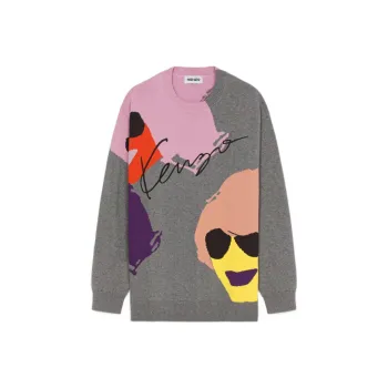 KENZO Sweaters Men Gray