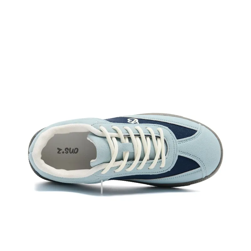 Circle Small Cushioning Abrasion Resistant Lightweight Slip Resistant Low Top Skateboard Shoes Women's-5