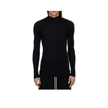 RICK OWENS Ribbed Knit Lupetto Jumper