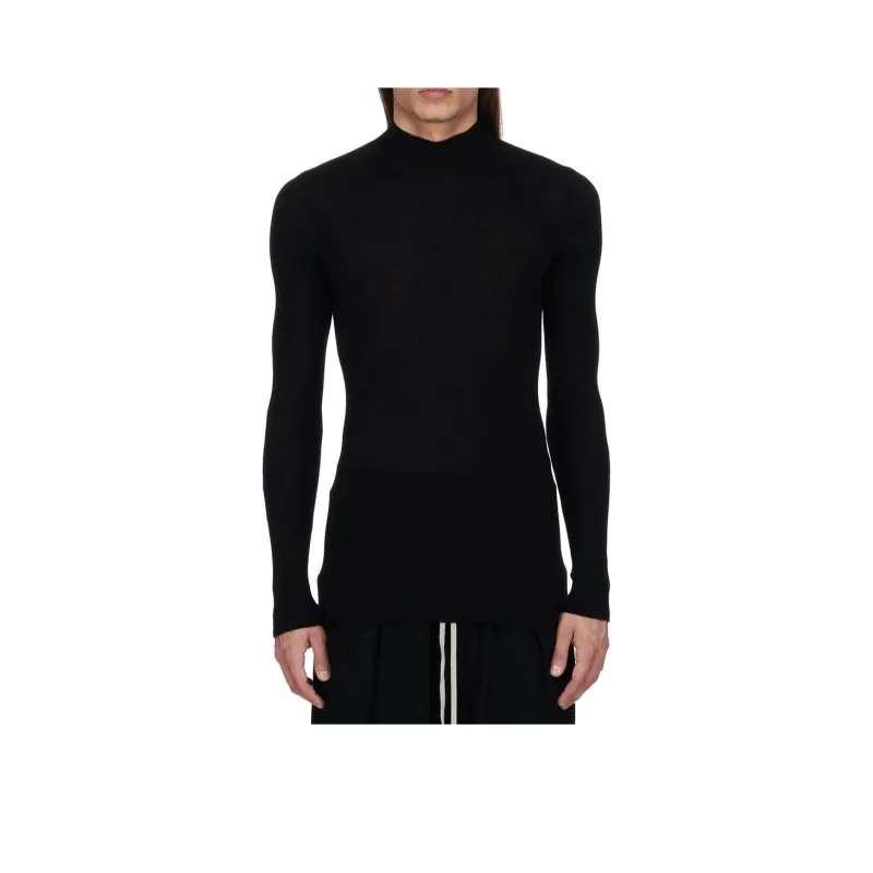 RICK OWENS Ribbed Knit Lupetto Jumper-0