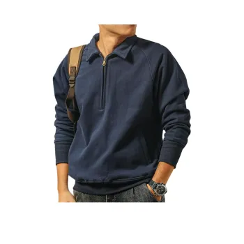 Seasonal Words Sweatshirt Men's Blue