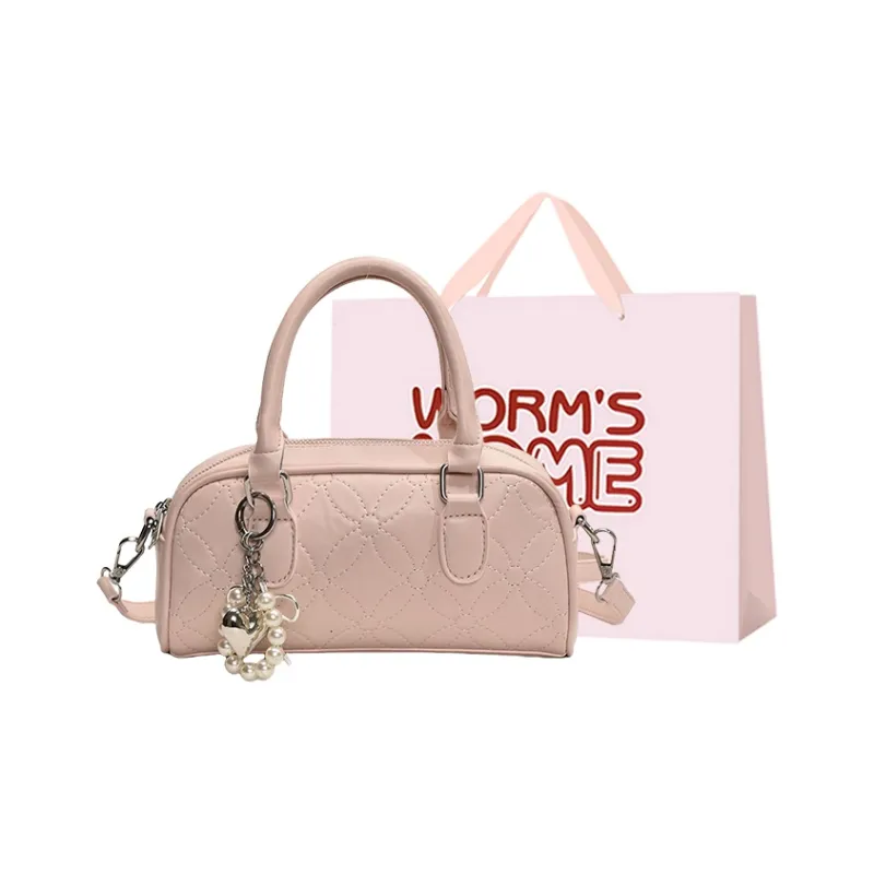 Worm's Home PU One Shoulder Handbag Women's Multicolor-12