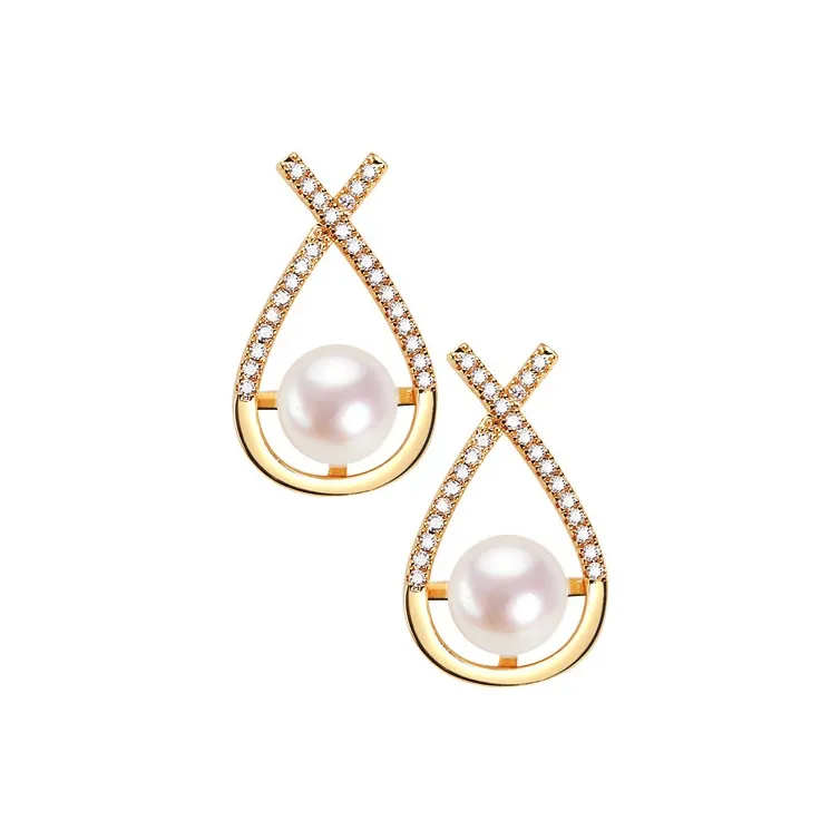 Andaozi Pearl Necklaces Women's-4