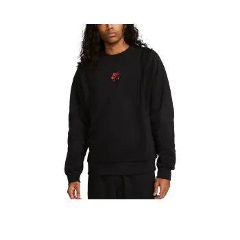 Nike Air Sweatshirt Unisex Black/Mysterious Red