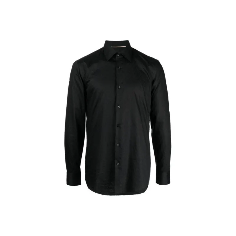 Boss Faded Abstract print Shirt-0