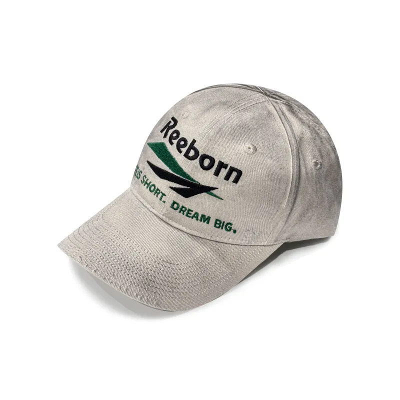 False Perception Cotton Baseball Caps Unisex Dirty White-1