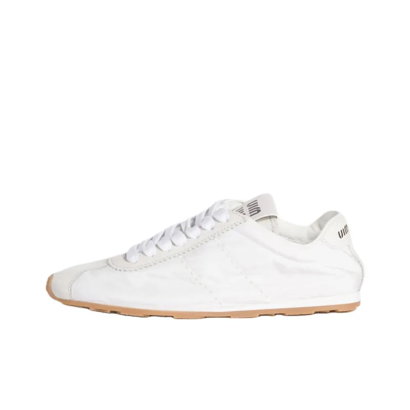 MIU MIU Plume Low Top Casual Shoes Women's White-0