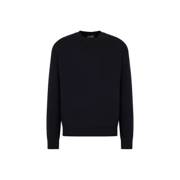 EMPORIO ARMANI Travel Essential Ribbed effect Virgin wool Jumper
