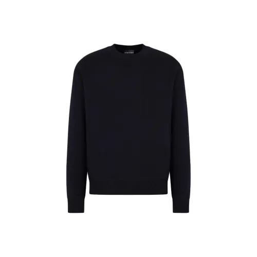 EMPORIO ARMANI Travel Essential Ribbed effect Virgin wool Jumper