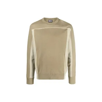 DIESEL Sweaters Men Light Olive Green