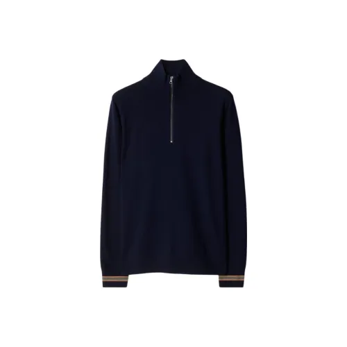 Burberry Sweater Men's Marine Blue