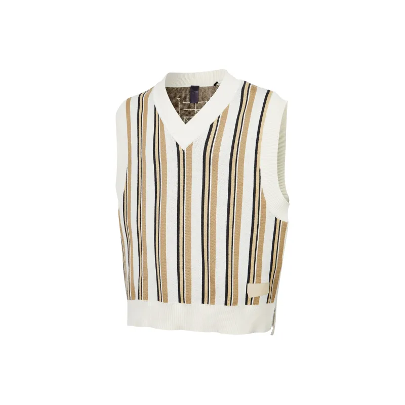 LiNing Tank Tops Men Beige-0
