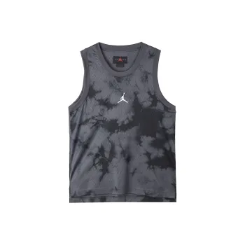 Jordan Men's Tie Dye Loose Fit Sleeveless Tank Black