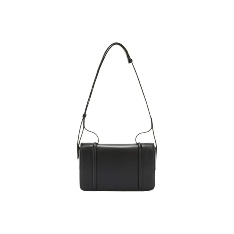 Furla Cow Leather Shoulder Bag Trumpets Women's Black-0