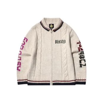 BEASTER x TIEBIATONGMU LIANMINGKUAN Sweater Unisex Ecru