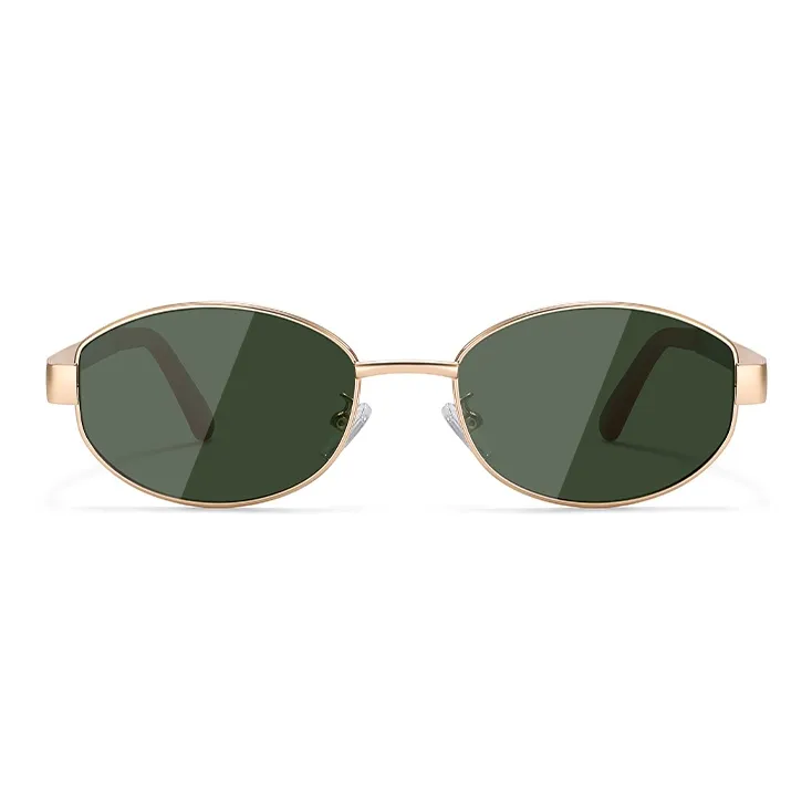 BERTHA Metal Oval Sunglasses Unisex-10