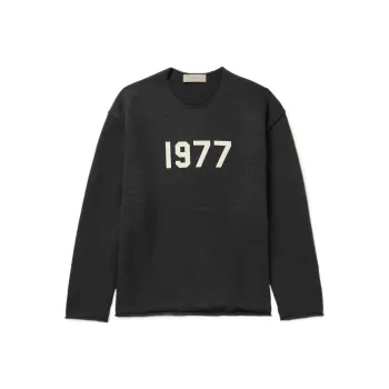 Fear Of God Essentials 1977 Series Sweater Men's Black Iron