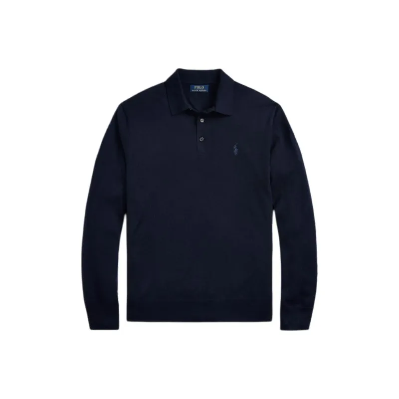 Polo Ralph Lauren Long sleeved Wool Polo Shirt-0