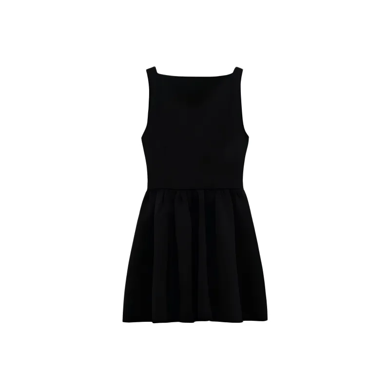 ZARA Sleeveless Dress Women's Black-1