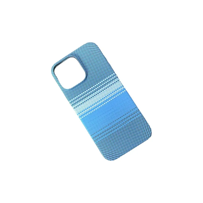 Mivana Leather Material Carbon Fiber Texture Luxury Phone Cases Compatibility With Apple 13/14/15/16 Pro And Pro Max-1