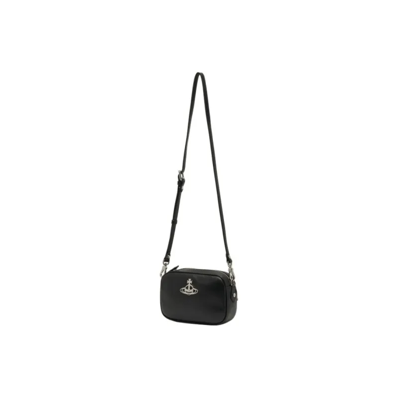 Vivienne Westwood ANNA Polyurethane Shoulder Bag Women's Black-2