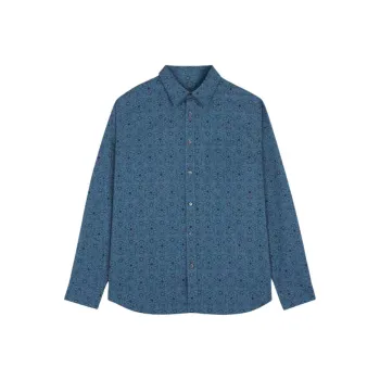 Maison Kitsune Shirt Unisex Capri Blue
