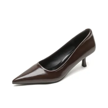 City camel High Heels Women's Black/Brown