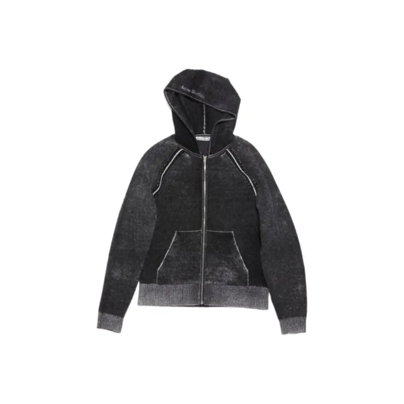 Acne Studios Hooded Zippered Sweatshirt-0