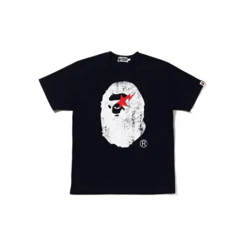 A BATHING APE Head Indigo Tee
