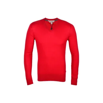 Burberry Cashmere Sweaters Men Red
