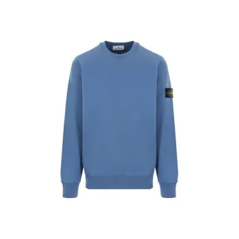 STONE ISLAND Logo Patch Crewneck Sweatshirt