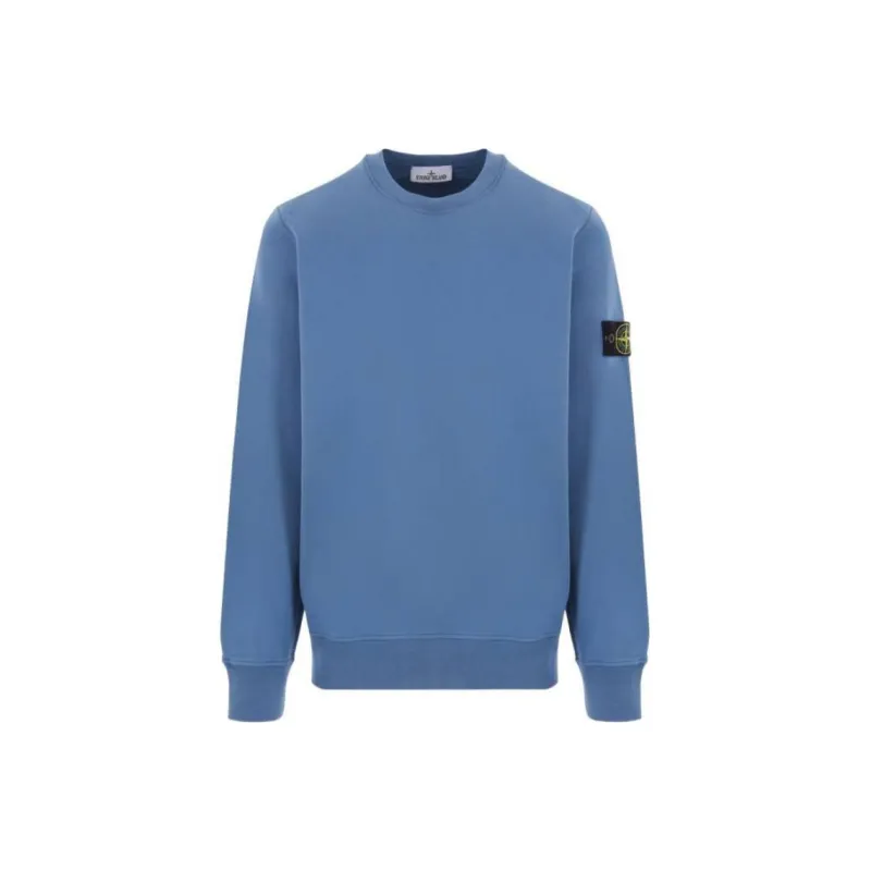 STONE ISLAND Logo Patch Crewneck Sweatshirt-0