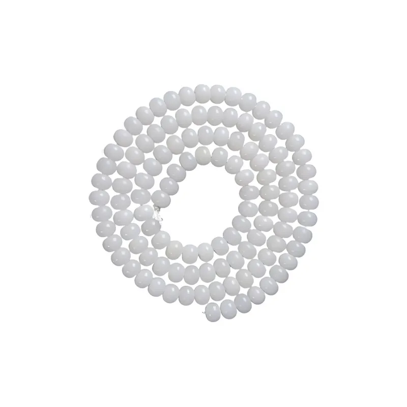 JIUHUASHAN White Jade Bodhi Bead Chain Unisex-0