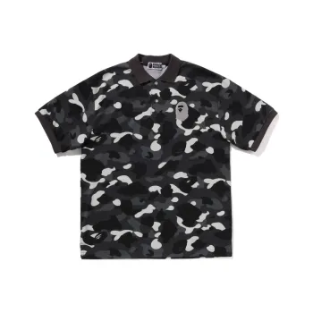 A BATHING APE City Camo Large Ape Head Relaxed Fit Polo