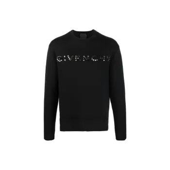Givenchy Logo Embellished Knit Sweater