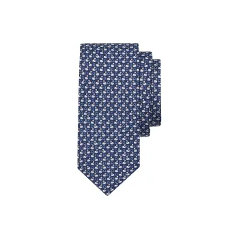 Ferragamo Parrot Printed Tie