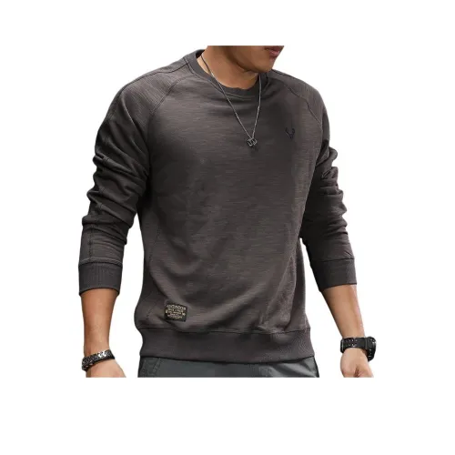 Seasonal Words Sweatshirt Men's Gray