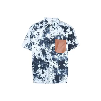 Ferrari Tie dye Patterned Shirt