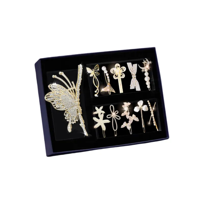 Enchanting Cat Alloy Hair Clips Women's-0