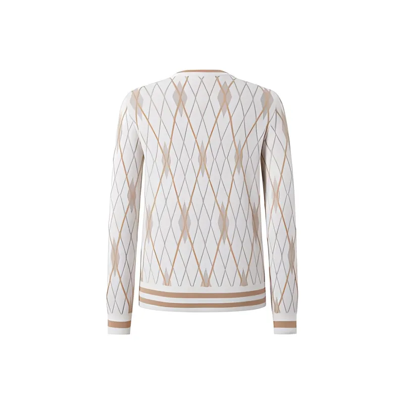 JZ. ANNAKRO Sweater Women's Floral Ecru-1