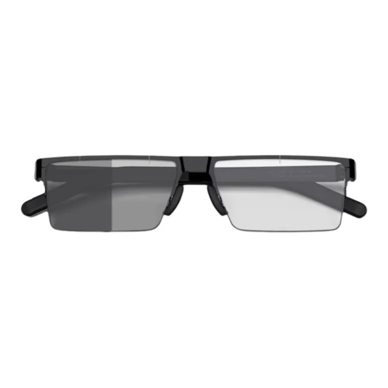 MID Plate And Metal Square Sunglasses Unisex Black-0