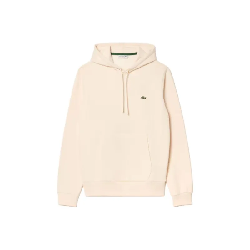 LACOSTE Logo Embroidered Drawstring Hoodie-0