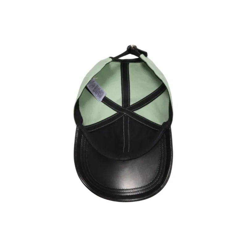 JIL SANDER   Baseball Caps Unisex Green Black-2