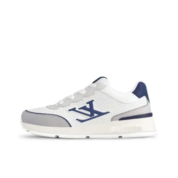 LOUIS VUITTON Classic Low Top Casual Shoes Men's Sea Blue