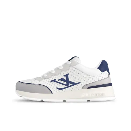 LOUIS VUITTON Classic Low Top Casual Shoes Men's Sea Blue