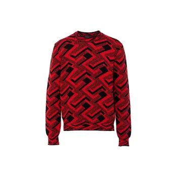 PRADA Cashmere Sweaters Men Red