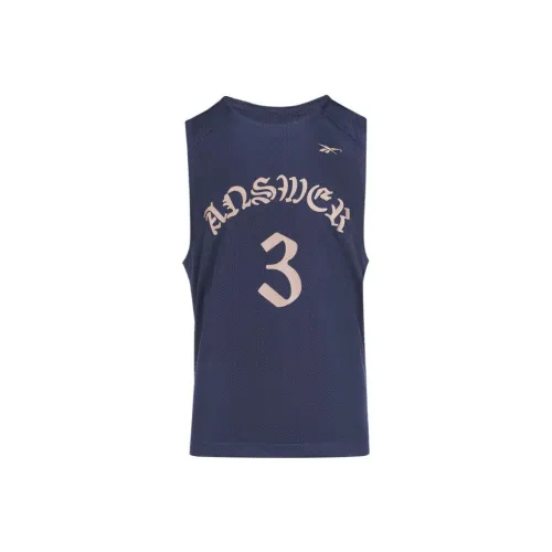 Reebok Tank Tops Men's Navy Blue