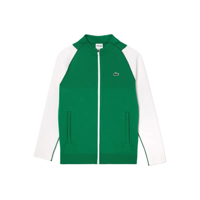 LACOSTE x DEYUEKEWEIQI LIANMINGKUAN Sweater Men's Green-0