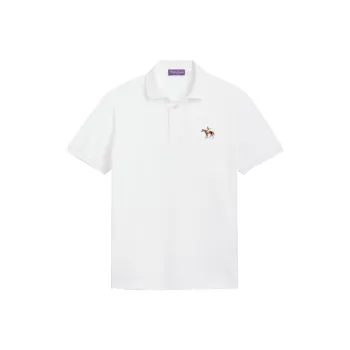 Ralph Lauren Purple Label Polo Shirt Men's Classic White